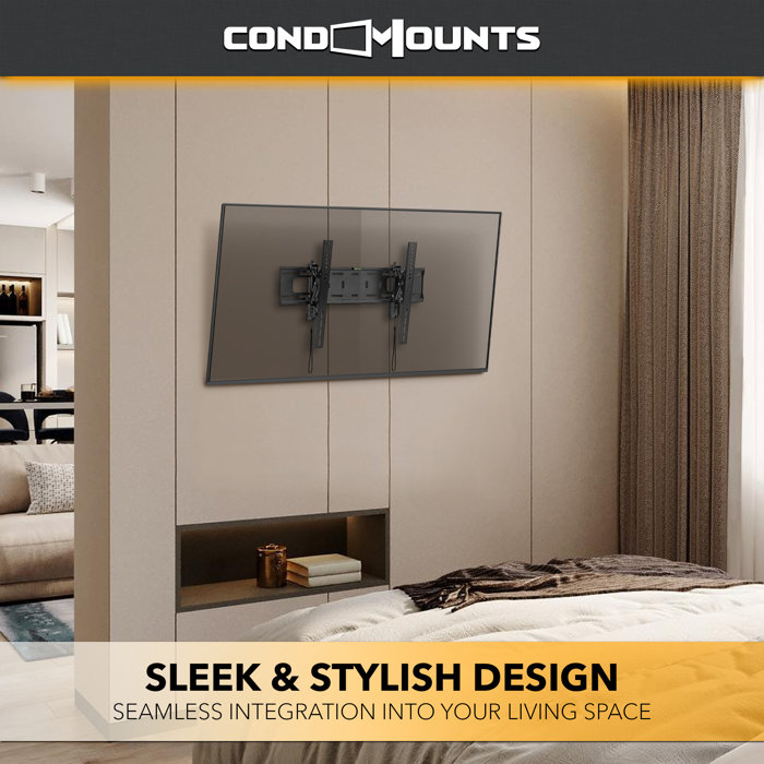 Condo Mounts CondoMounts ADVANCED Tilt TV Wall Mount,NO Stud/Steel